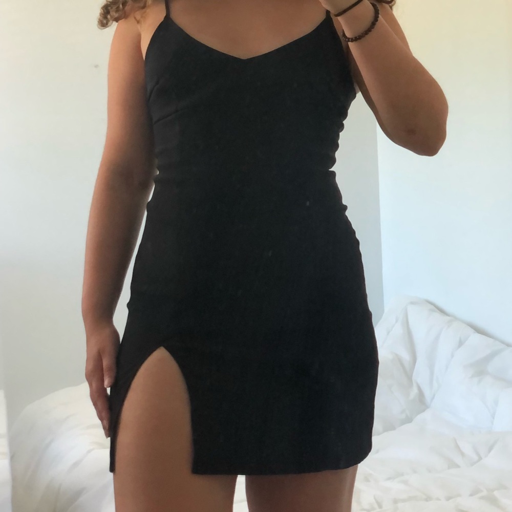SOLD Black mini dress